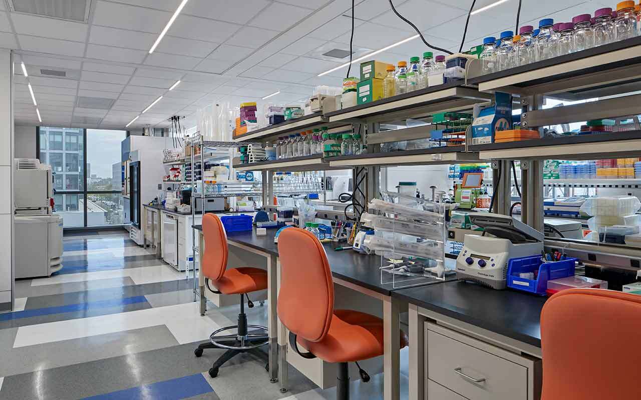 An empty SmartLabs lab 