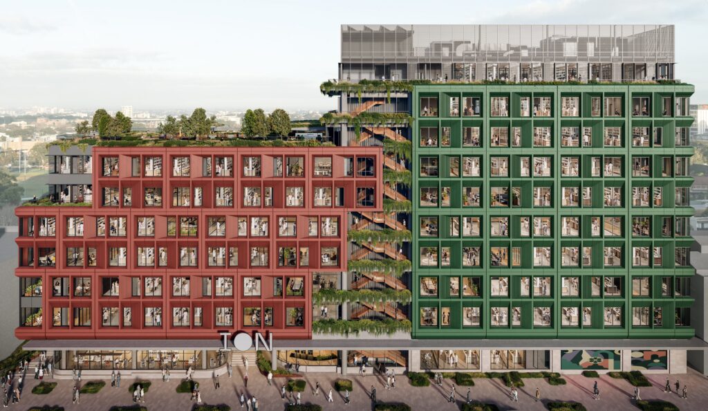100 Botany Facade